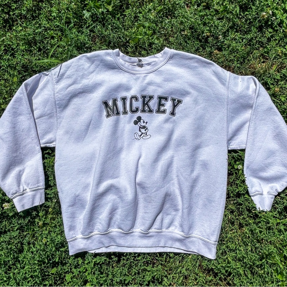 White Mickey Sweatshirt / Crewneck